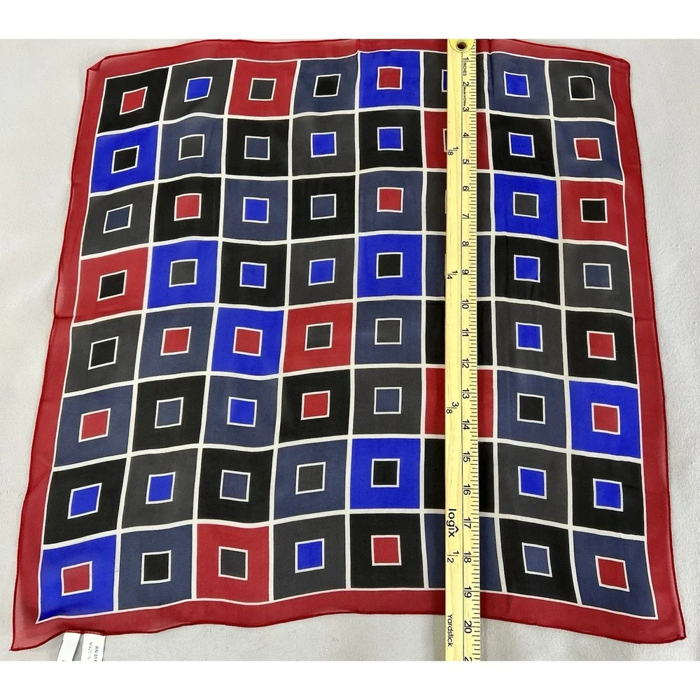 Vintage Petite Sophisticate Scarf 100% Silk 20
